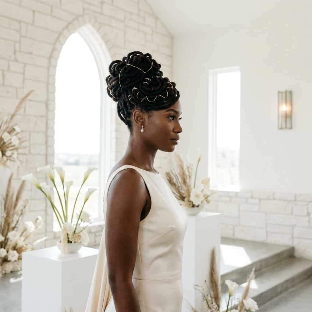 18 Effortless Clean Girl Wedding Hairstyles for Black Women - verylookgood.com