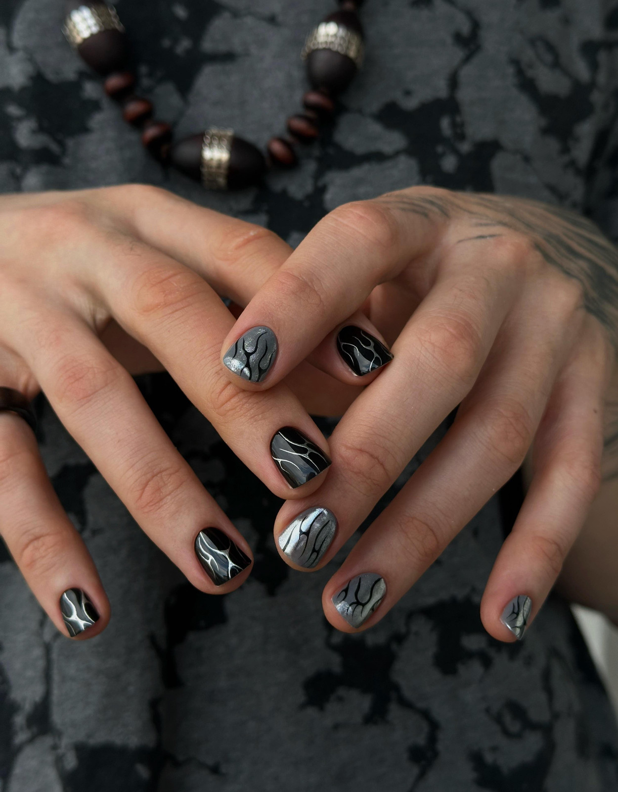 What do you think about men's manicure? It's my new work 🐾💕 : r/Nails