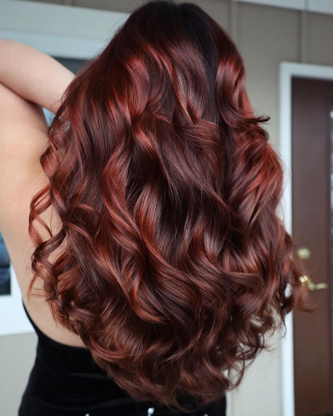 Ruby Red Balayage Dimension — Ruby Red Hair
