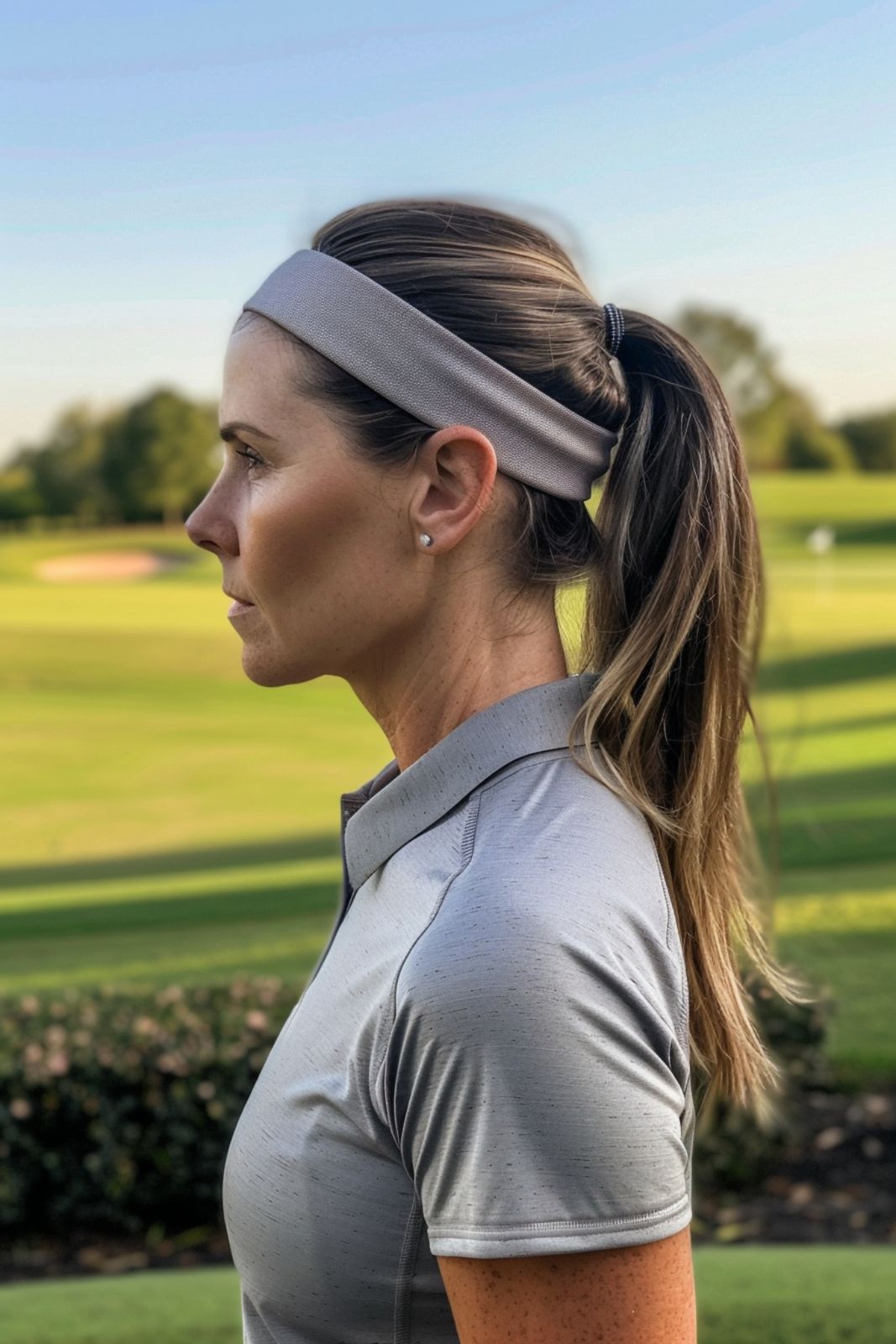 Brown Wavy Ponytail Brown Wavy Ponytail — Golf Hairstyles