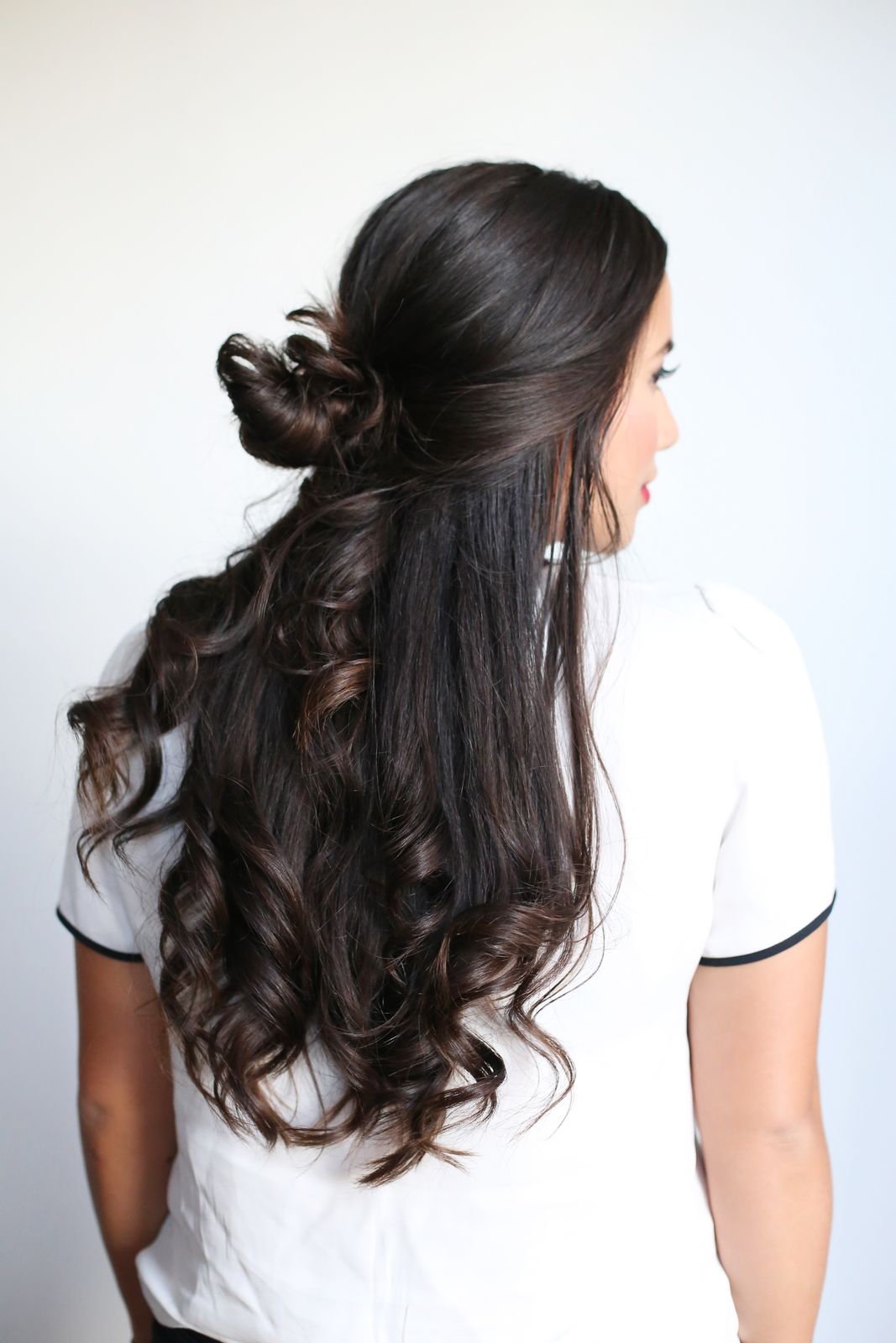 Half-Up Twisted Bun Half-Up Twisted Bun — Second Day Hairstyles