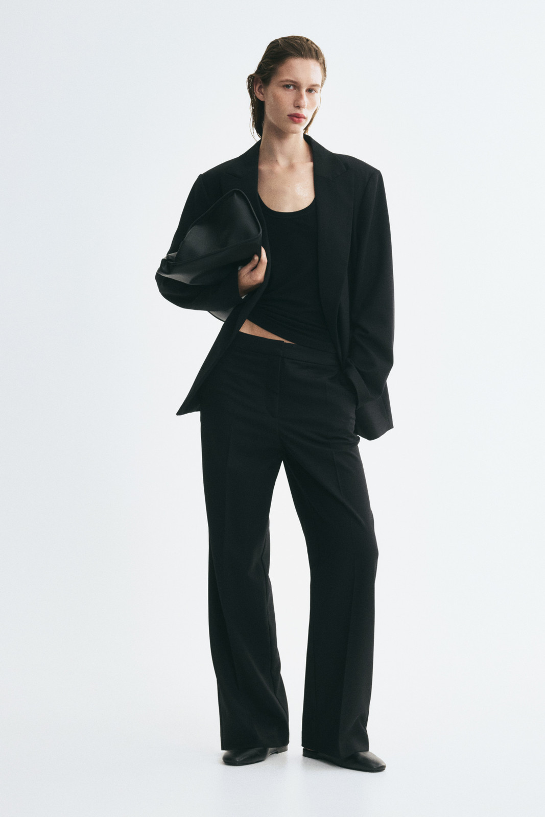 Smooth Suiting Fabric Knit Outfit Idea — Business Formal Outfits