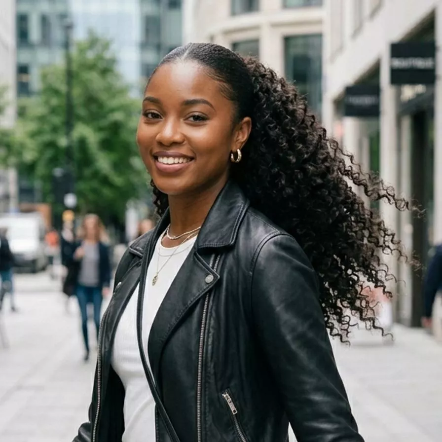Abundant Curly High Ponytail — Ponytail Hairstyles for Black Women