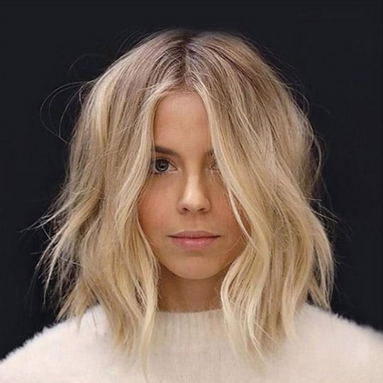 Chin Visual Idea — Hair Color for Thin Hair