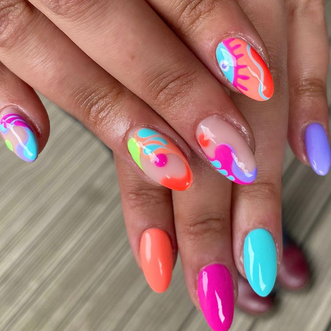 Abstract Wavy Lines And Shapes Visual Idea Abstract Wavy Lines And Shapes Visual Idea — Rave Nails
