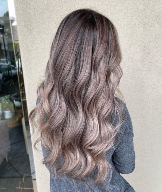 Ashy Milk Tea With Lighter Ends Visual Idea — Milk Tea Hair