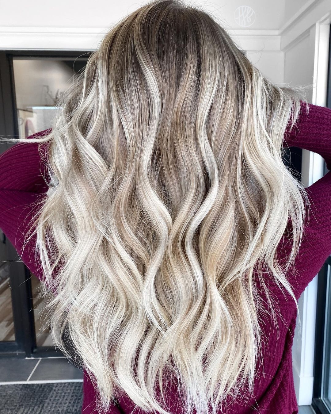 Mid-Back Visual Idea — Blonde Balayage