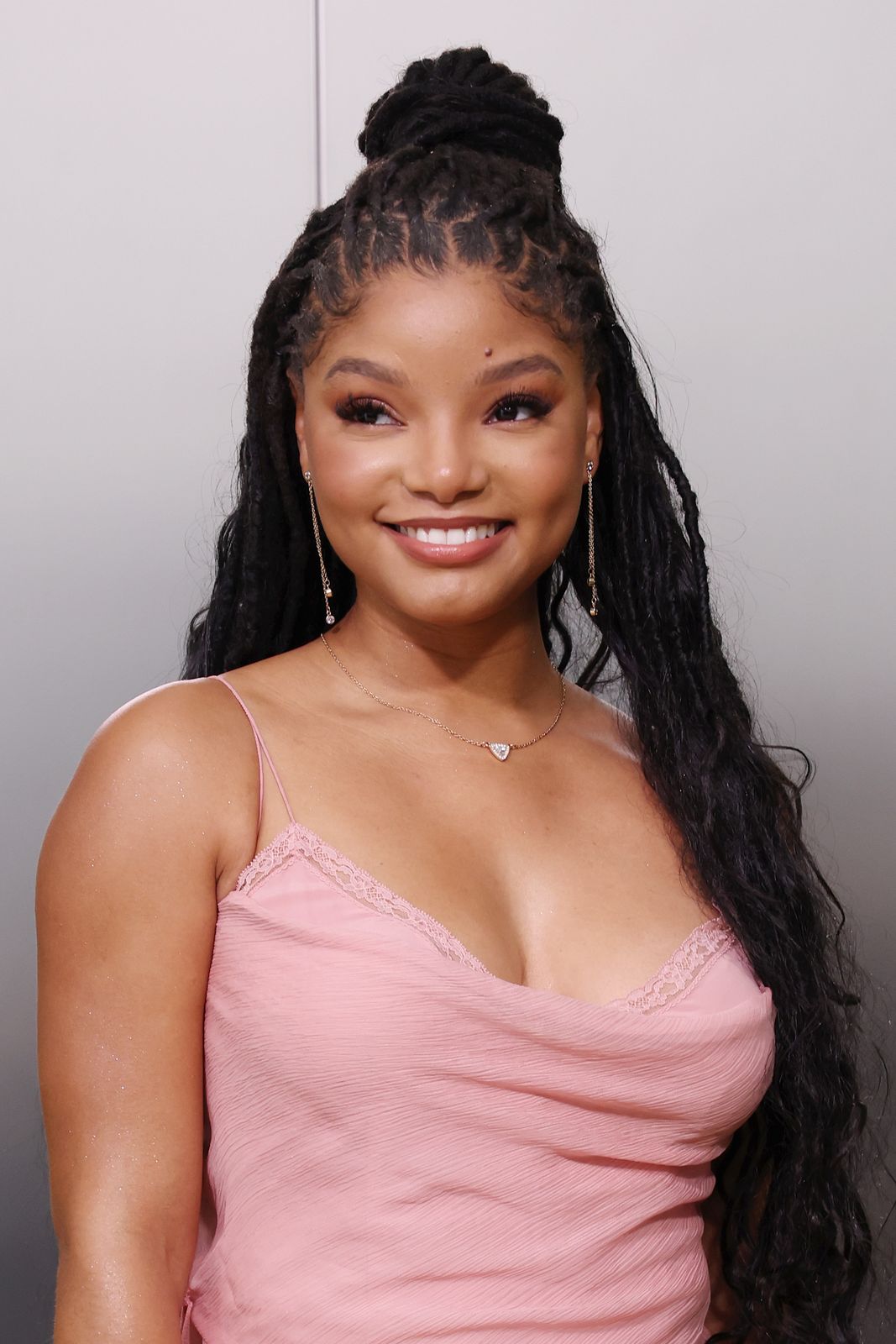 High Bun with Cascading Loose Locs High Bun with Cascading Loose Locs — Loc Braids