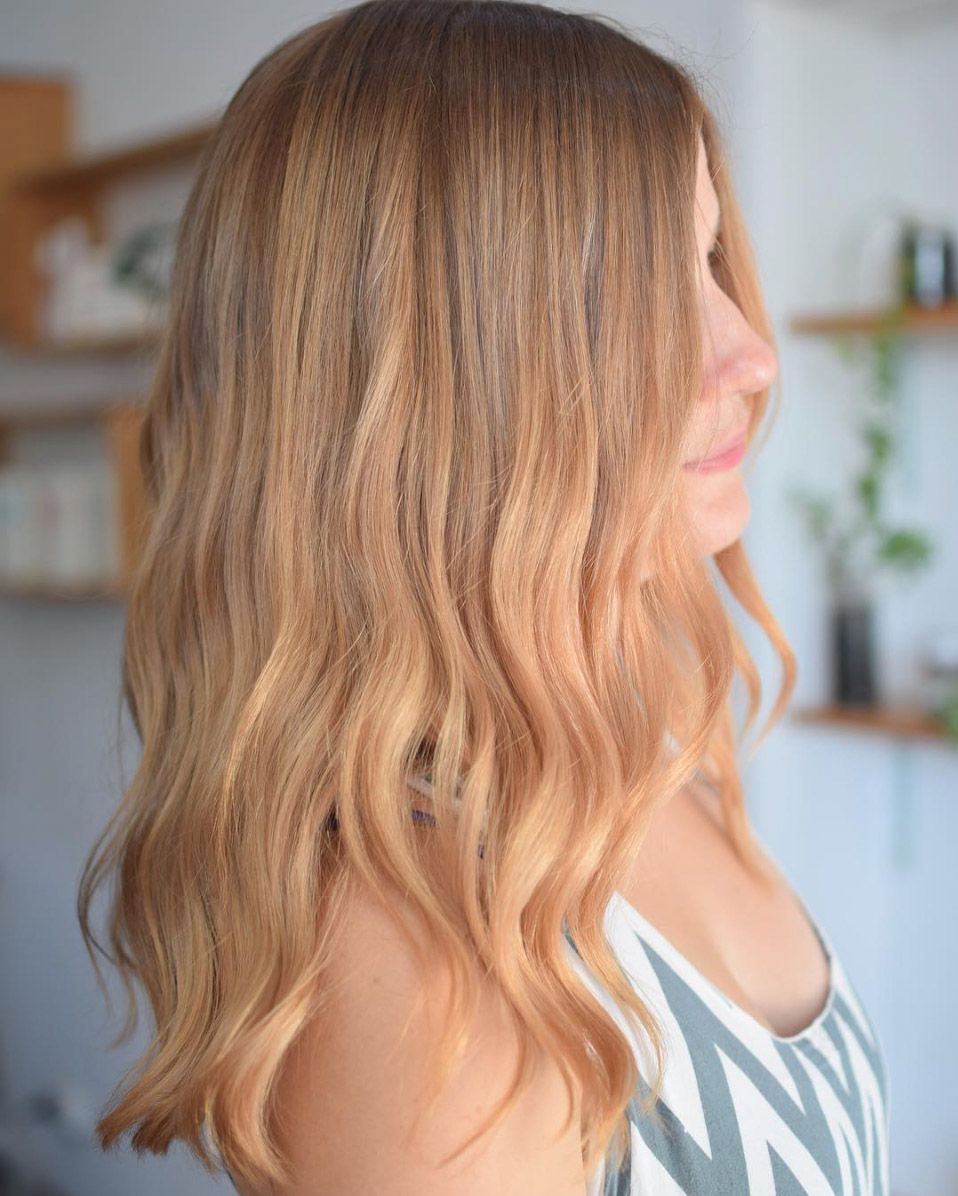 Warm Strawberry Blonde With Peachy Undertones Warm Strawberry Blonde With Peachy Undertones — Hair Color for Warm Skin Tone
