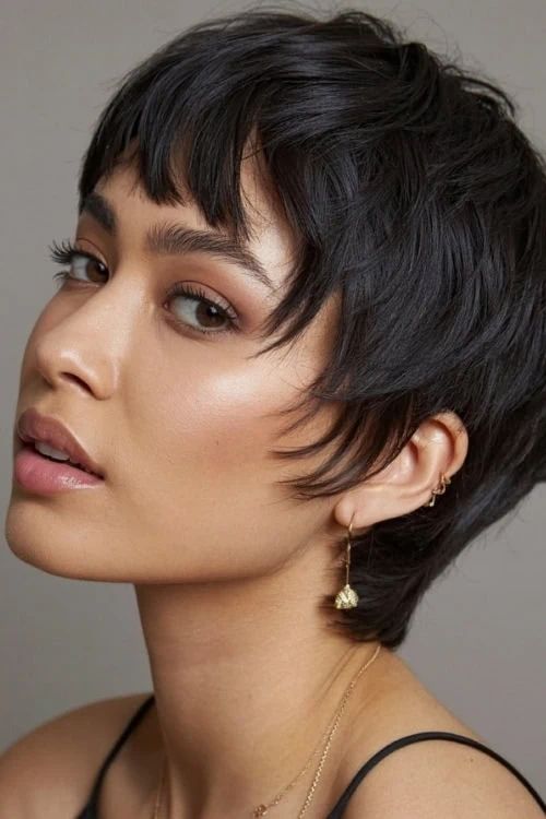 Micro Bangs Visual Idea Micro Bangs Visual Idea — Pixie with Bangs