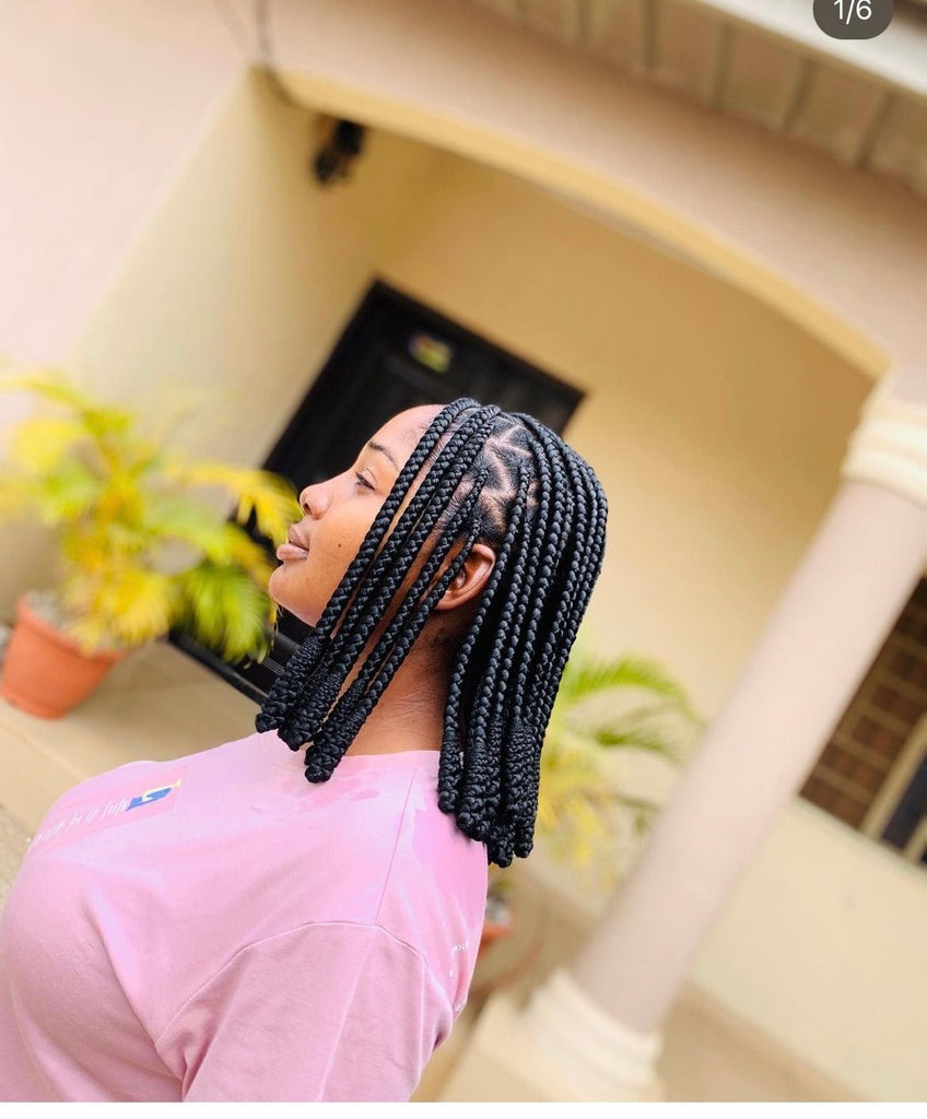 Black Visual Idea Black Visual Idea — Braided Bob