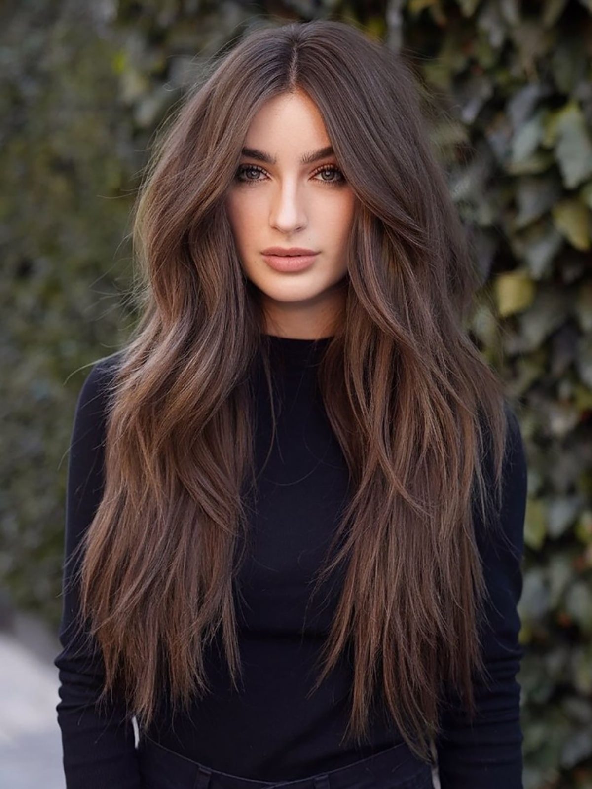 Voluminous Blowout With Curtain Bangs — Middle Part Hairstyles