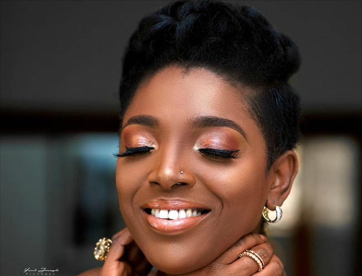Braided Updo On Short Coily Hair — Big Chop Hairstyles
