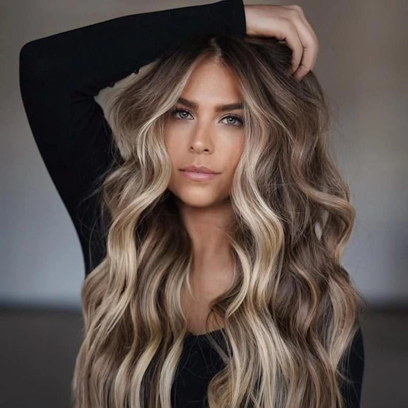 Loose Waves Visual Idea — Bronde Hair