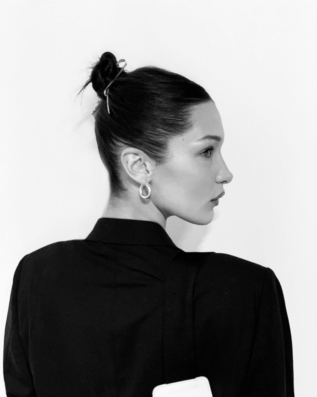 Sleek Dark Brown Top Knot Bun Sleek Dark Brown Top Knot Bun