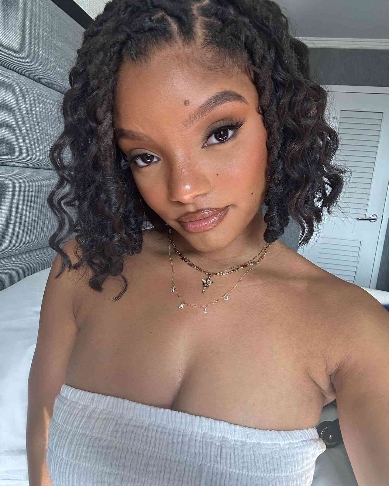Shoulder Length Curly Dark Brown Bob Shoulder Length Curly Dark Brown Bob — Natural Hair Bob