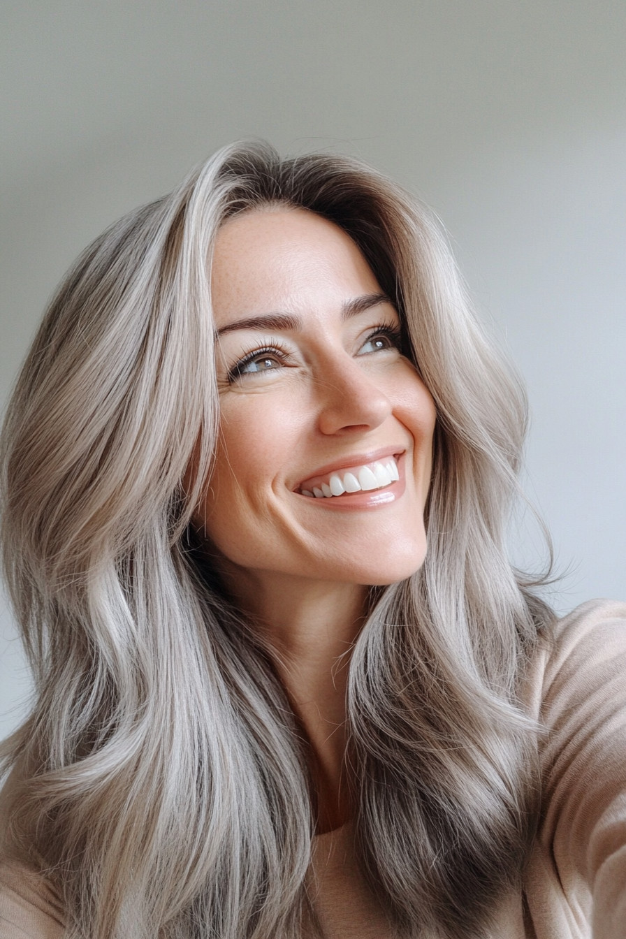 Cool Blonde With Ash Tones Cool Blonde With Ash Tones — Blonde Hair Over 40