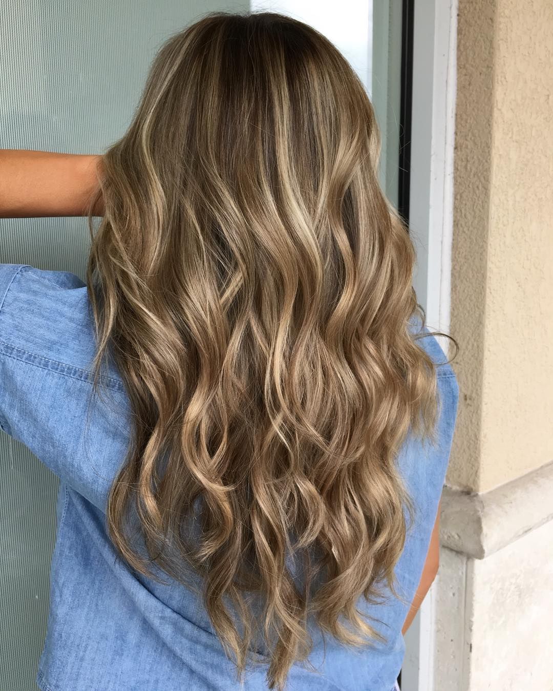 Caramel Balayage Visual Idea — Balayage Curly Hair