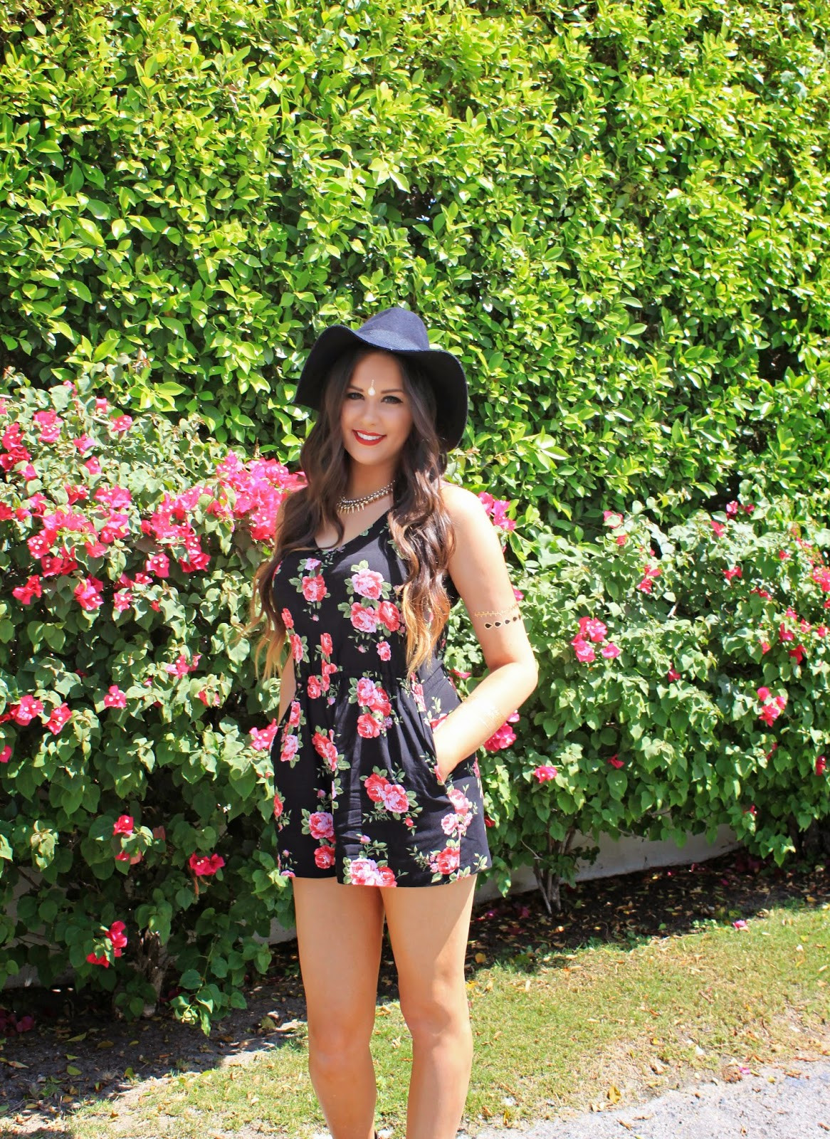 Floral Romper and Boots for a Festival Vibe — Orlando Outfits