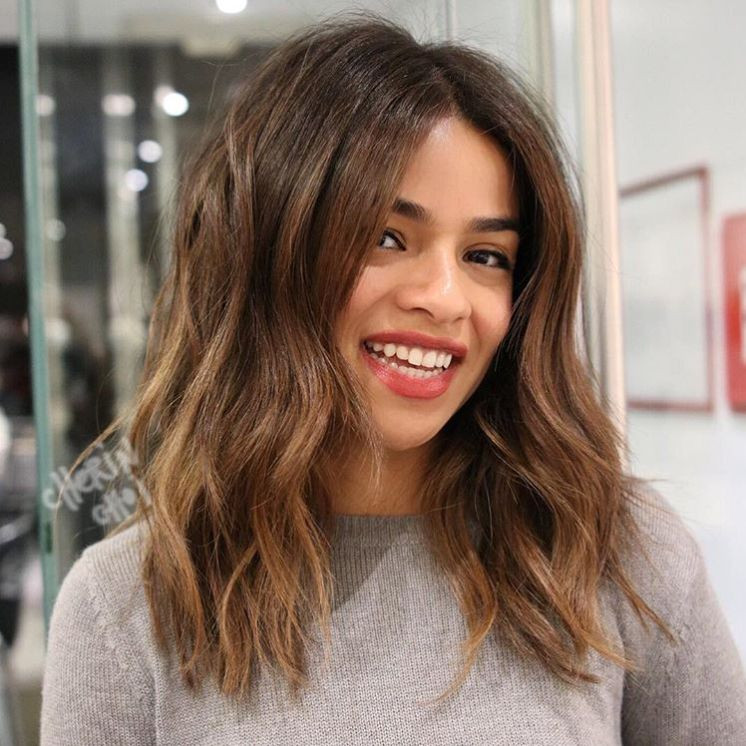 Shoulder Visual Idea — Brunette Hair Colors