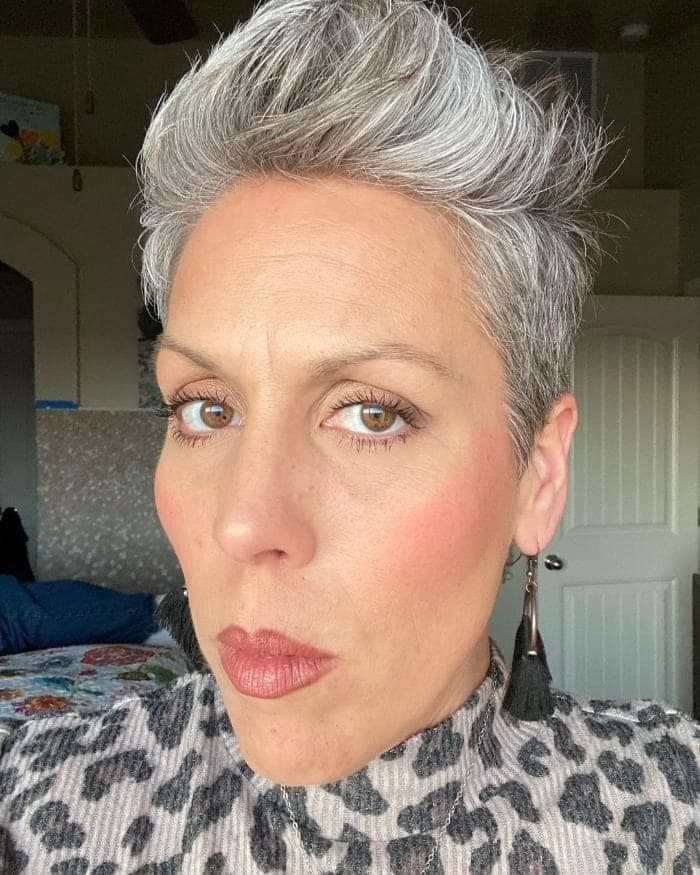 Silver Gray Visual Idea Silver Gray Visual Idea — Short Gray Haircuts