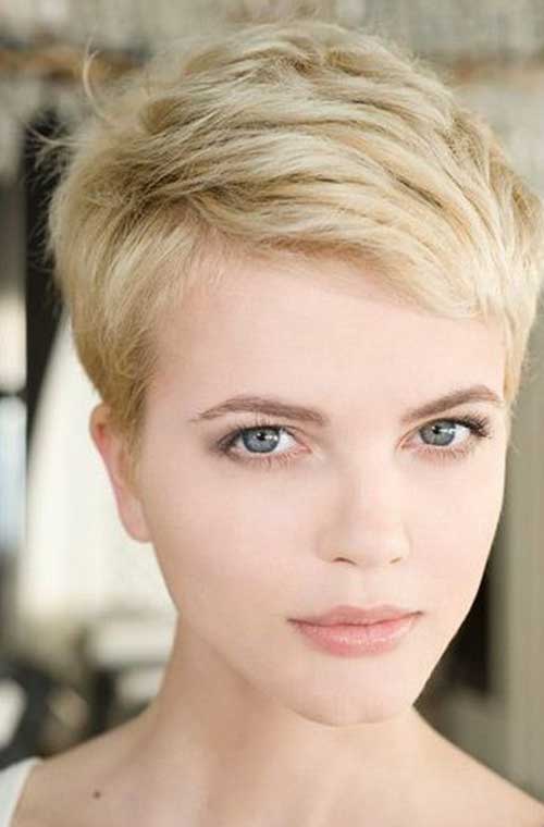 блонд Visual Idea — Pixie Cut for Thin Hair
