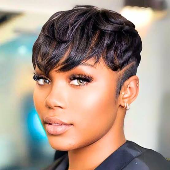 Textured Pixie With Undercut Textured Pixie With Undercut — Pixie Cut for Black Women