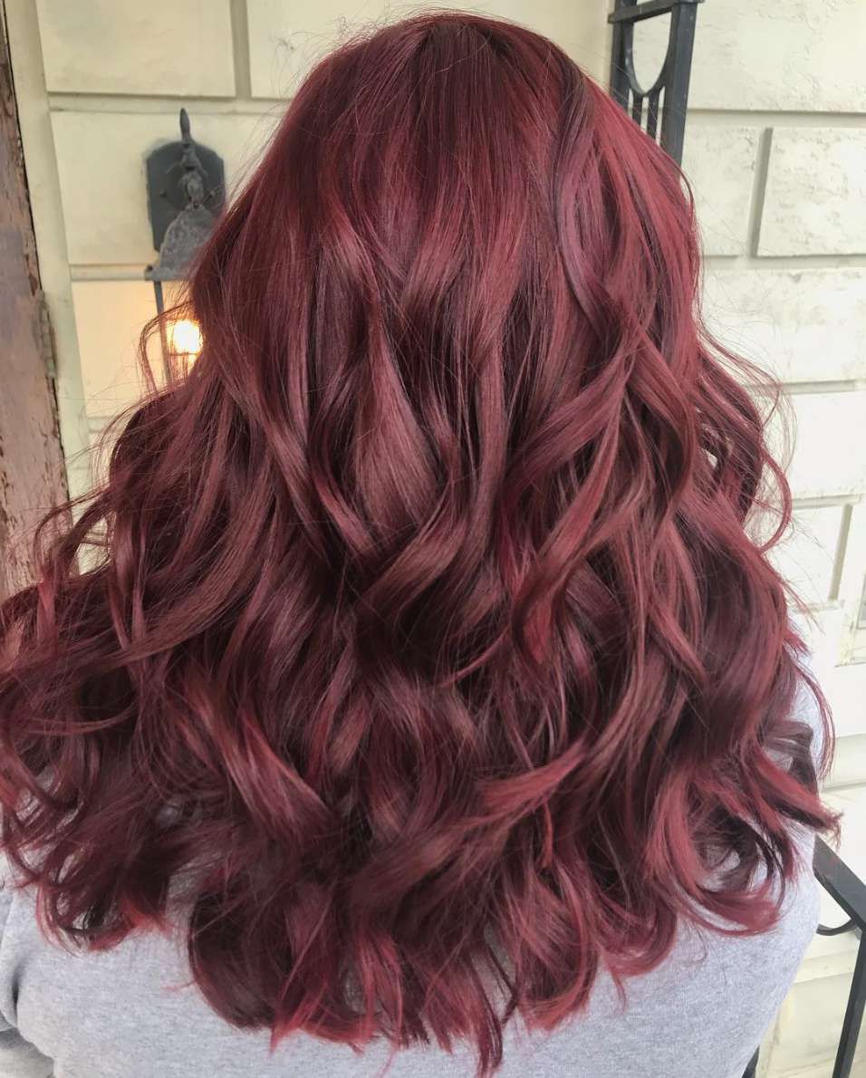 Mid-Back Visual Idea Mid-Back Visual Idea — Red Brown Hair