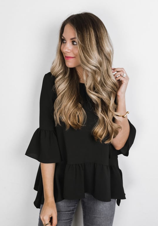 Flowing Dark Blonde Balayage Curls Flowing Dark Blonde Balayage Curls — Loose Curls