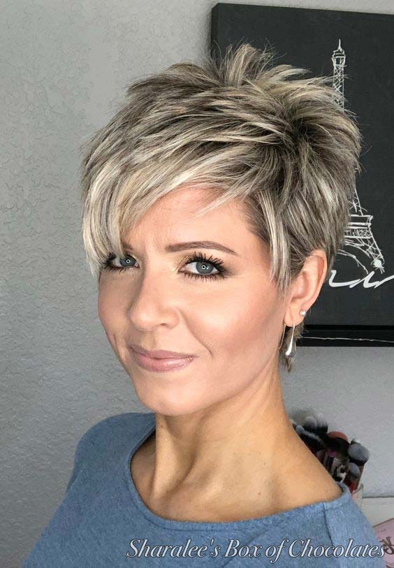 до ушей Visual Idea до ушей Visual Idea — Pixie Cut for Women Over 50