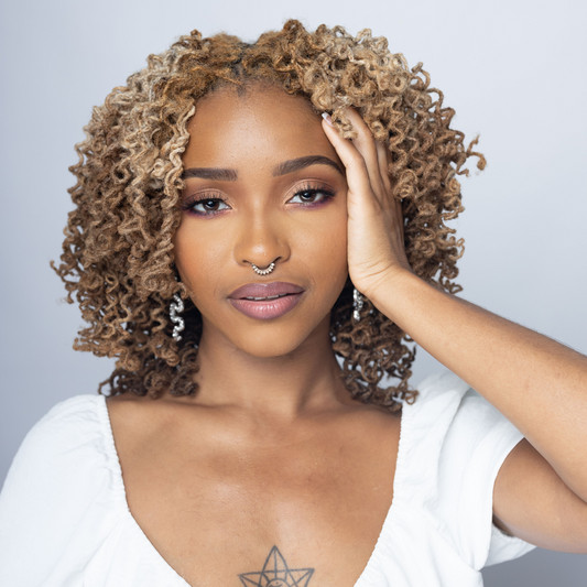 Dimensional Honey Blonde Butterfly Locs Dimensional Honey Blonde Butterfly Locs — Blonde Locs