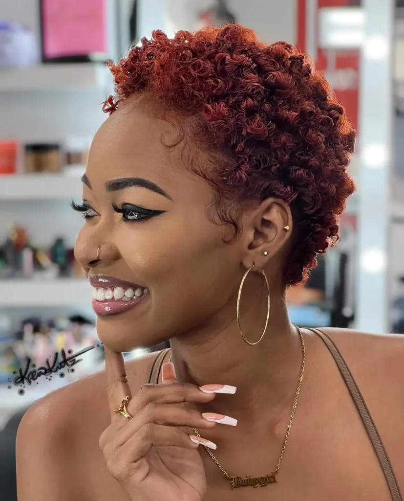 Red Visual Idea — TWA Hairstyles