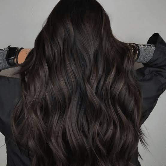 Back View Close Crop Visual Idea — Brunette Hair Colors
