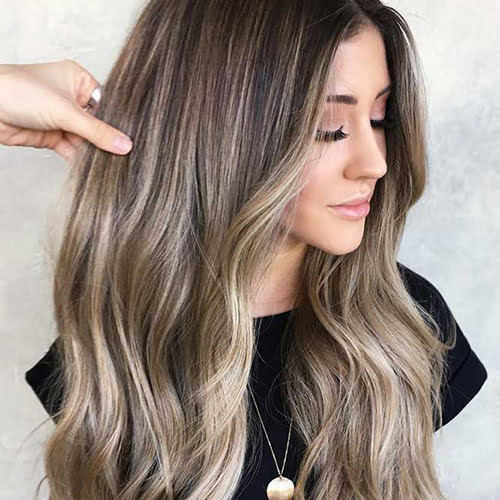 Visual Idea — The Base Colour Is Ash Blonde — Partial Highlights