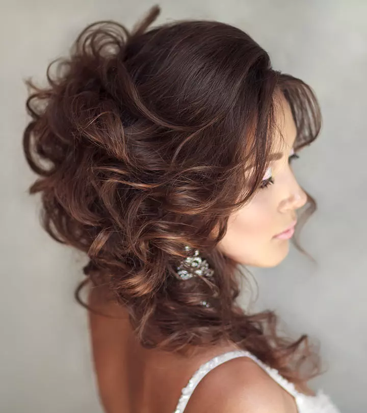 Sculpted Updo With Caramel Highlights Sculpted Updo With Caramel Highlights — Hairstyles for Frizzy Hair