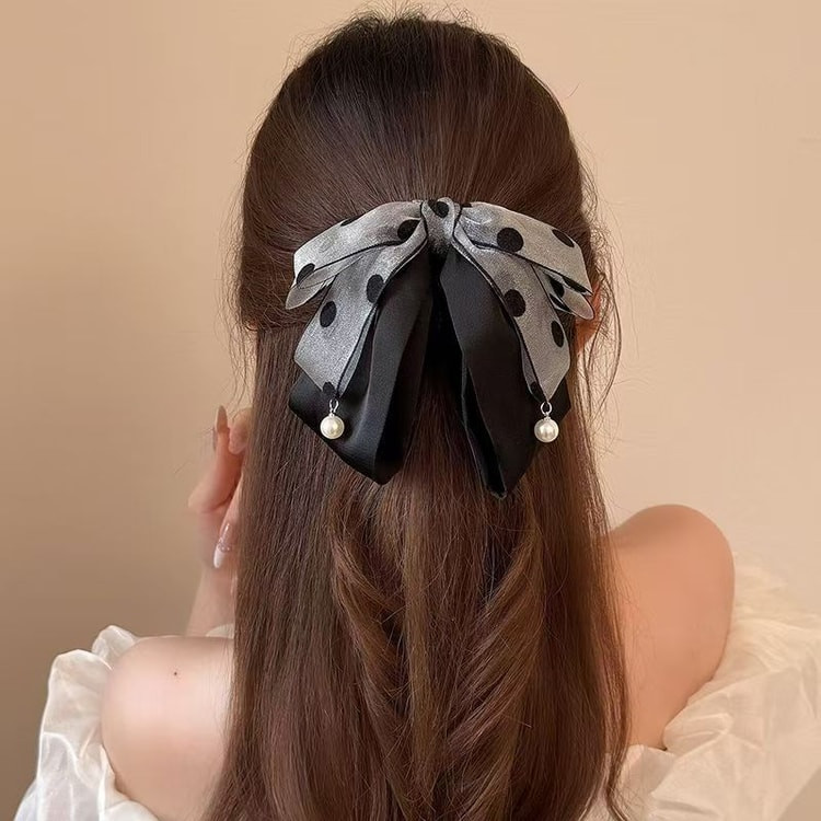 Dark Brown Visual Idea Dark Brown Visual Idea — Hair Bow Ponytail