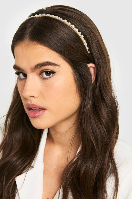Visual Idea Visual Idea — Pearl Headband Hairstyles