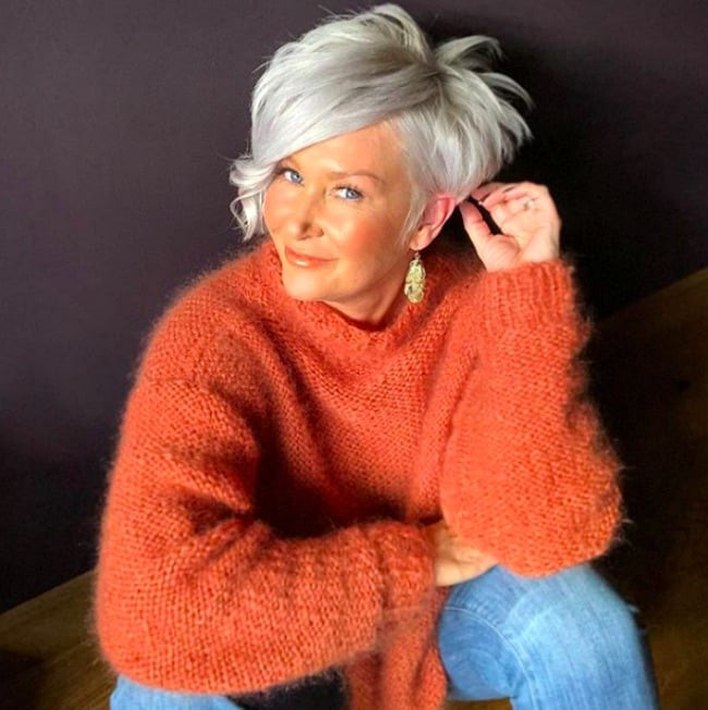 Silver Gray Visual Idea Silver Gray Visual Idea — Gray Hair Styles