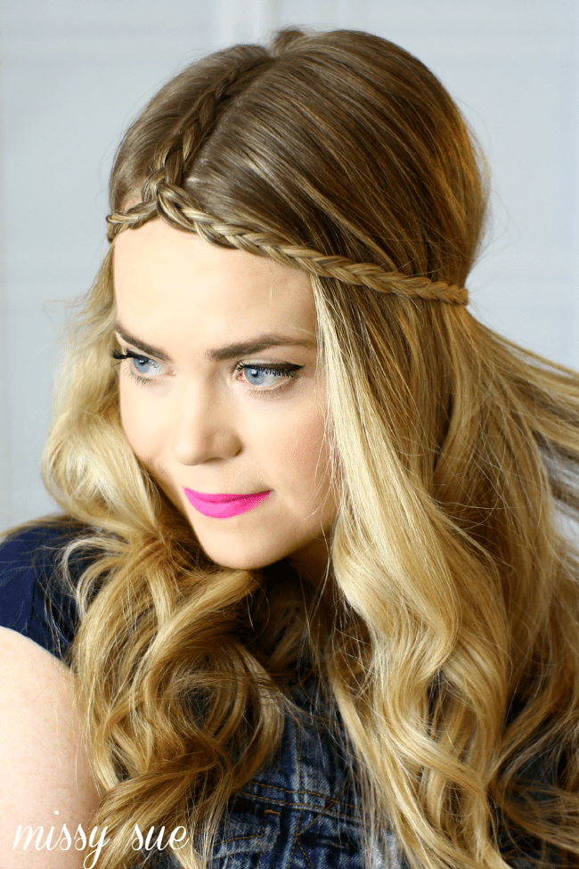 Loose Waves with Braided Headband — Festival Hairstyles