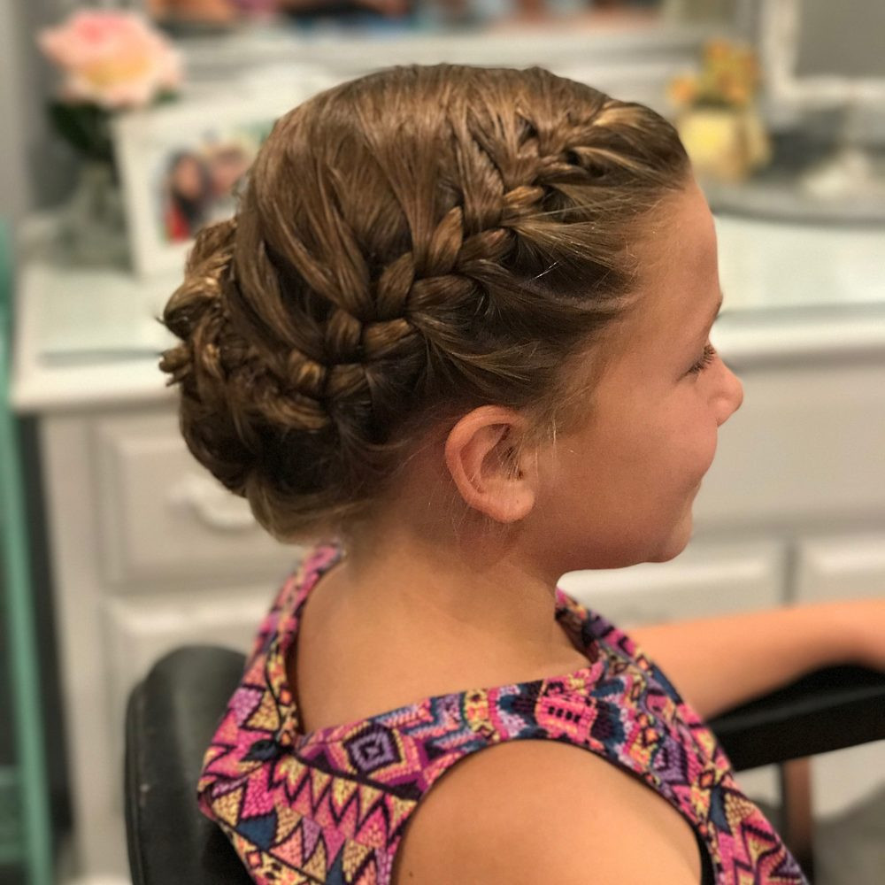 Elegant Updo With Intricate Braids Elegant Updo With Intricate Braids — Tween Hairstyles