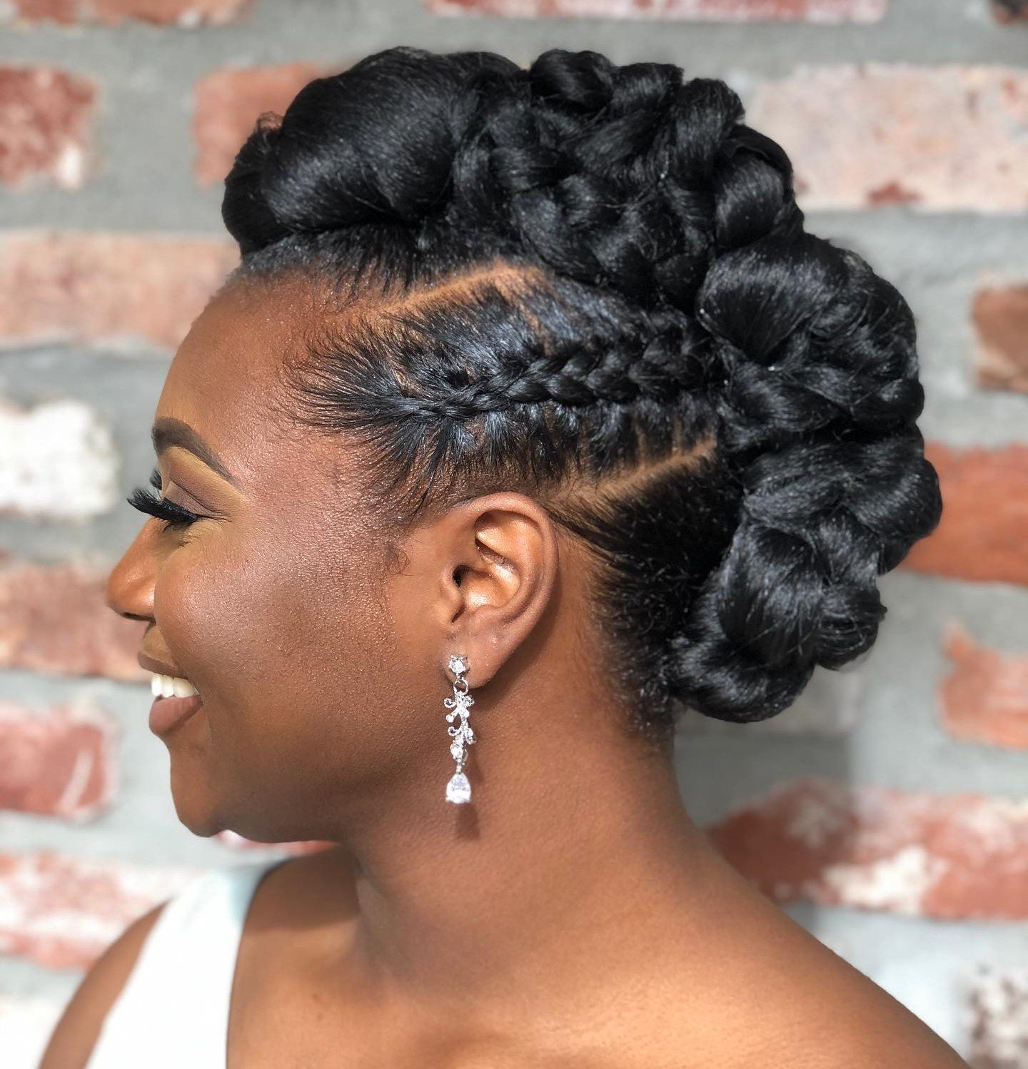 Braided Mohawk Updo Braided Mohawk Updo — Braided Updos for Black Hair
