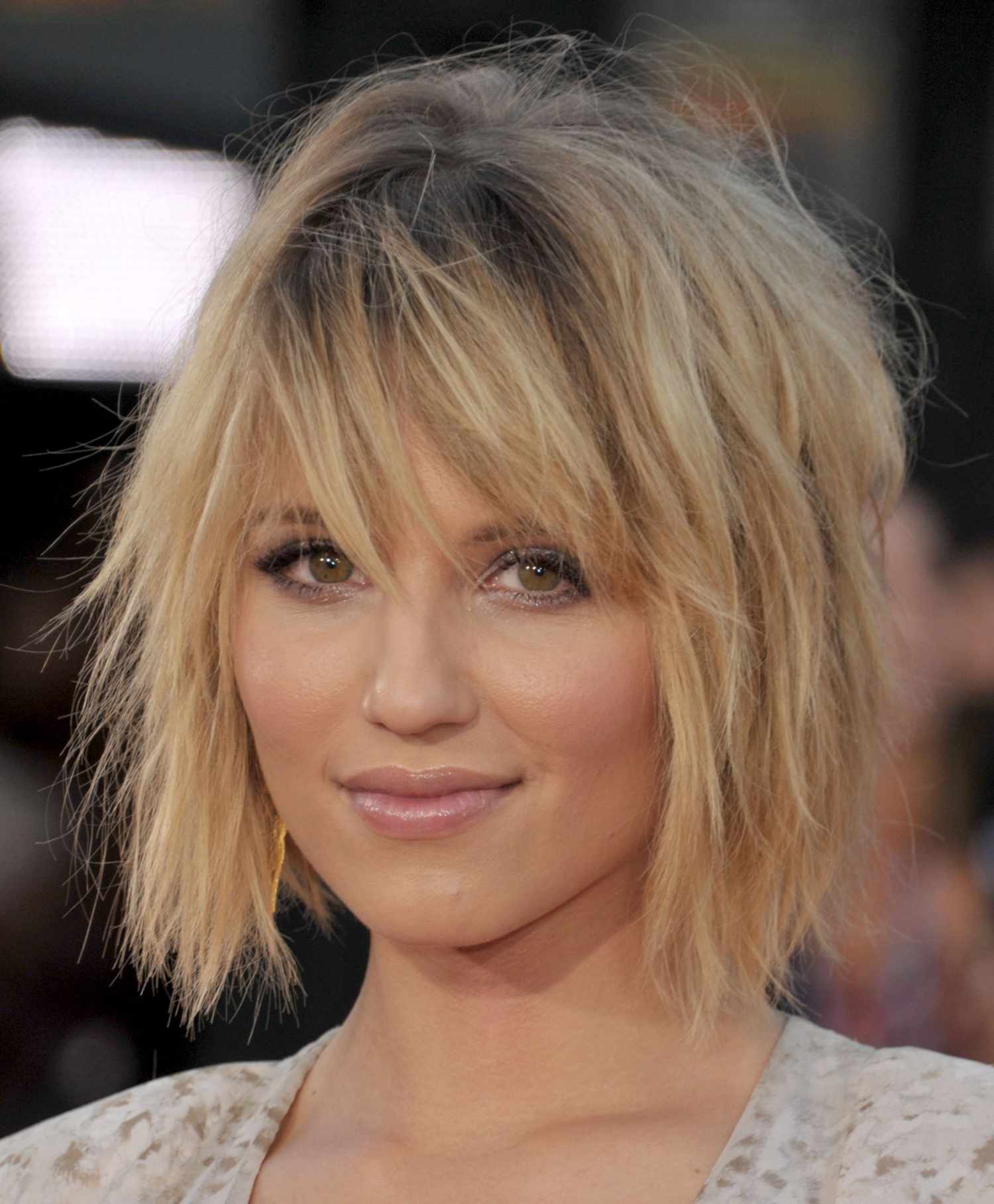 Blonde Shag With Choppy Bangs — Hairstyles for Short Hair