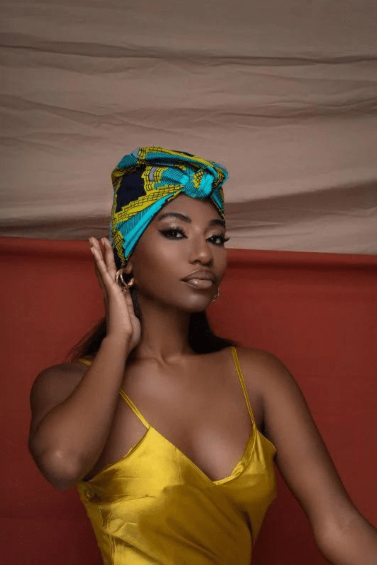 Straight Hair Down with Headscarf Wrap — Scarf Hairstyles
