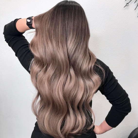 Back View Visual Idea — Milk Tea Hair