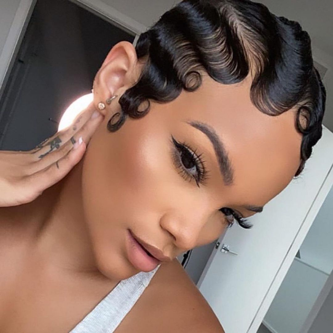 Sculpted Finger Waves — Prom Hairstyles for Black Women