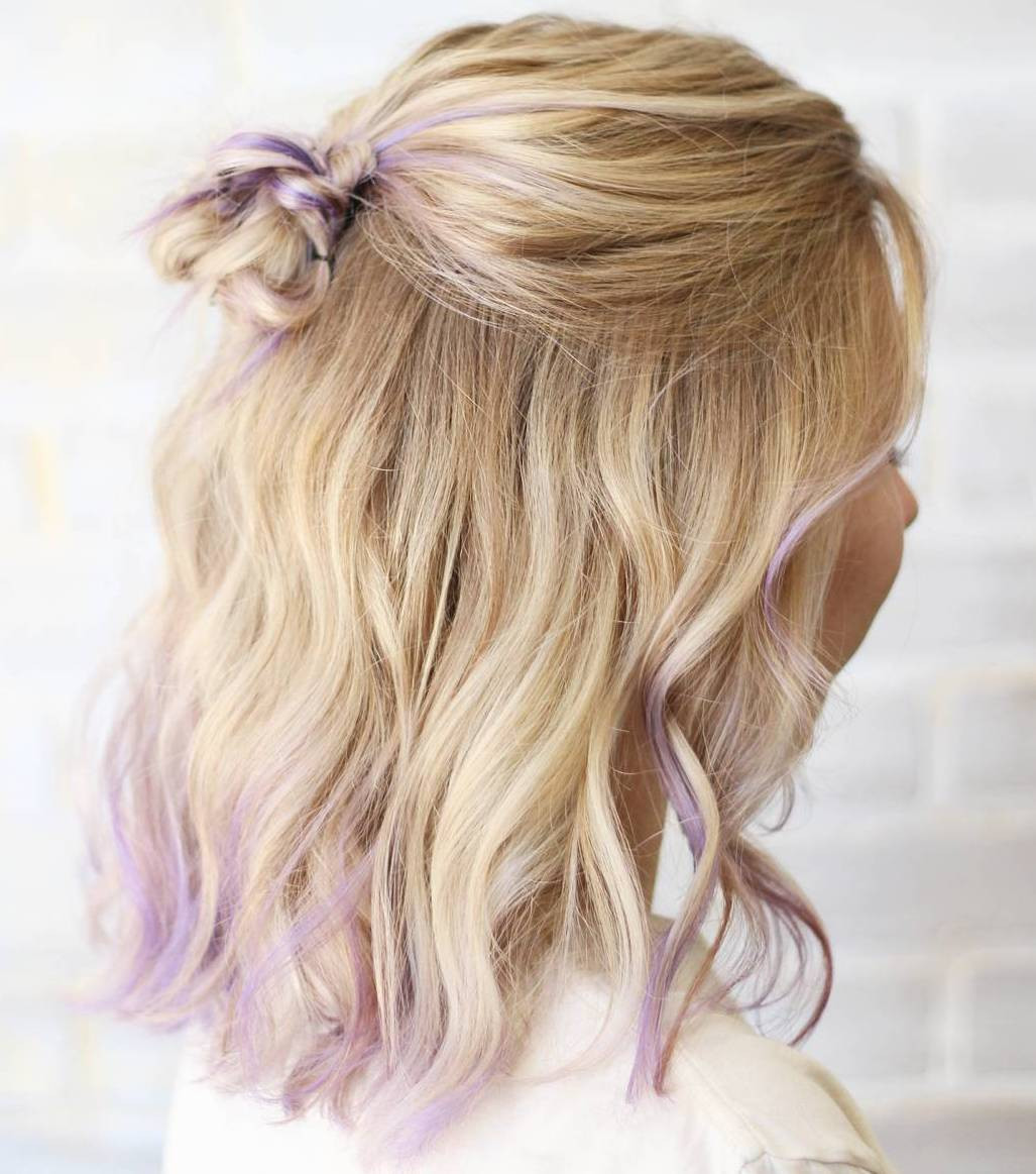 Visual Idea Visual Idea — Half Up Half Down Short Hair