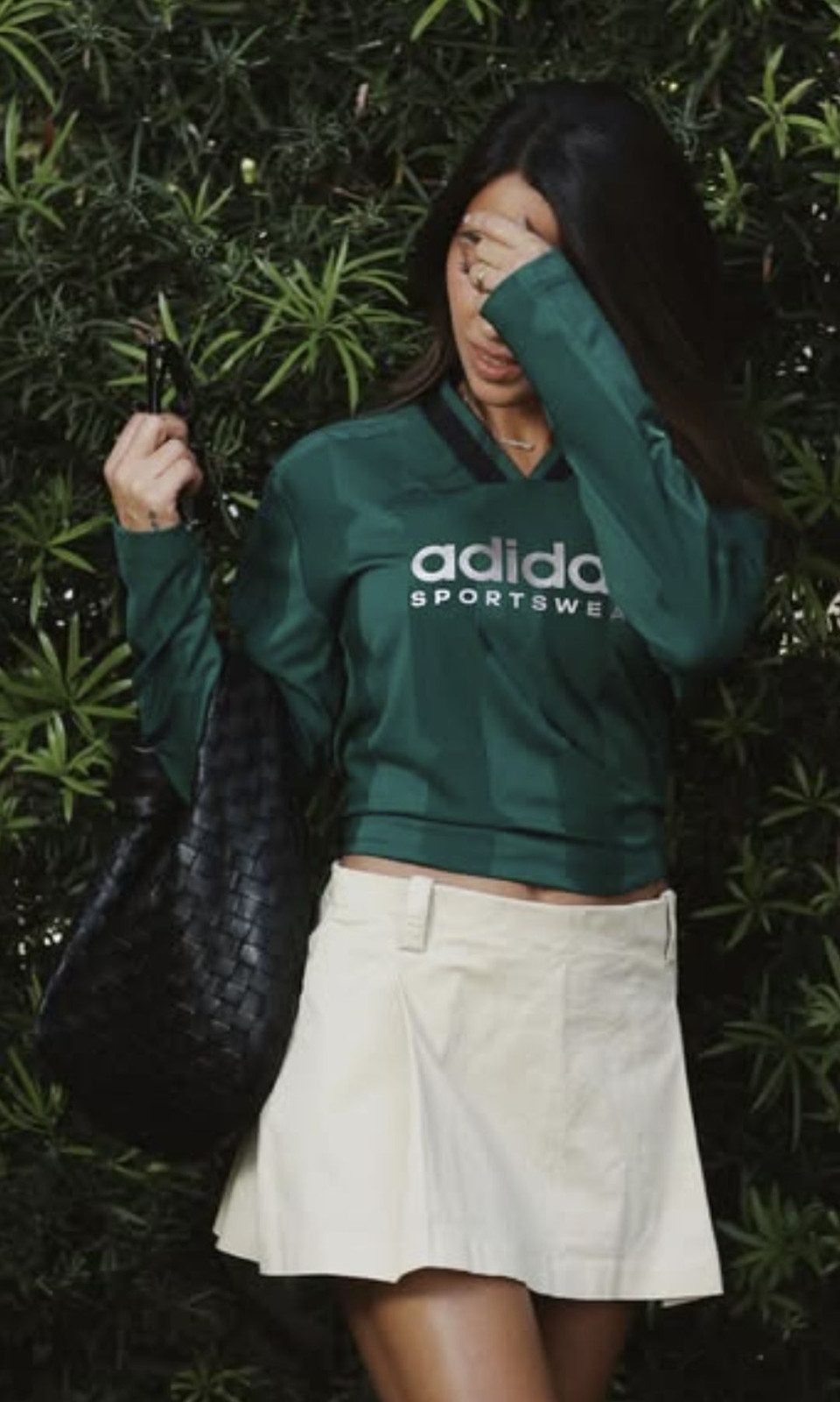 Cropped Football Jersey and Mini Skirt Cropped Football Jersey and Mini Skirt — Blokecore Outfits