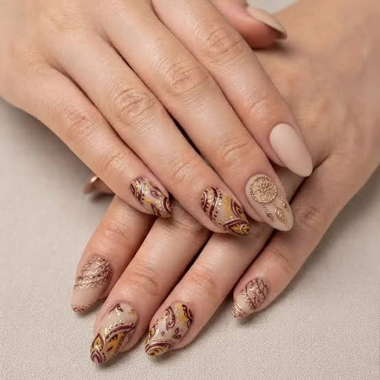 Visual Idea — Festival Nails