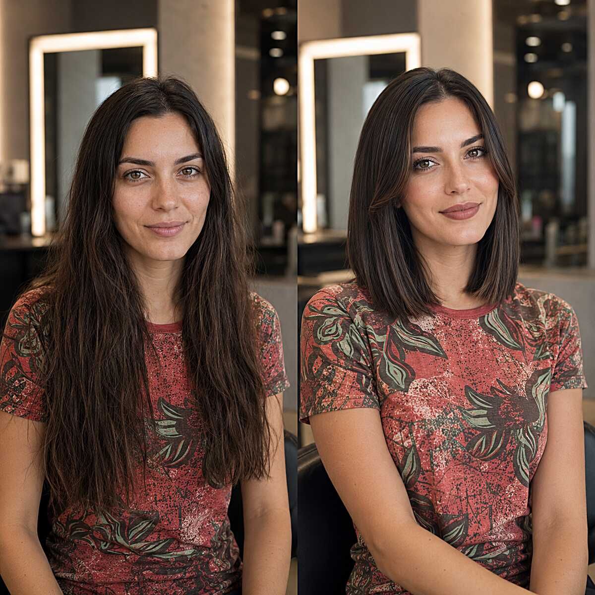 Sleek Light Blonde Bob — Collarbone Length Hair