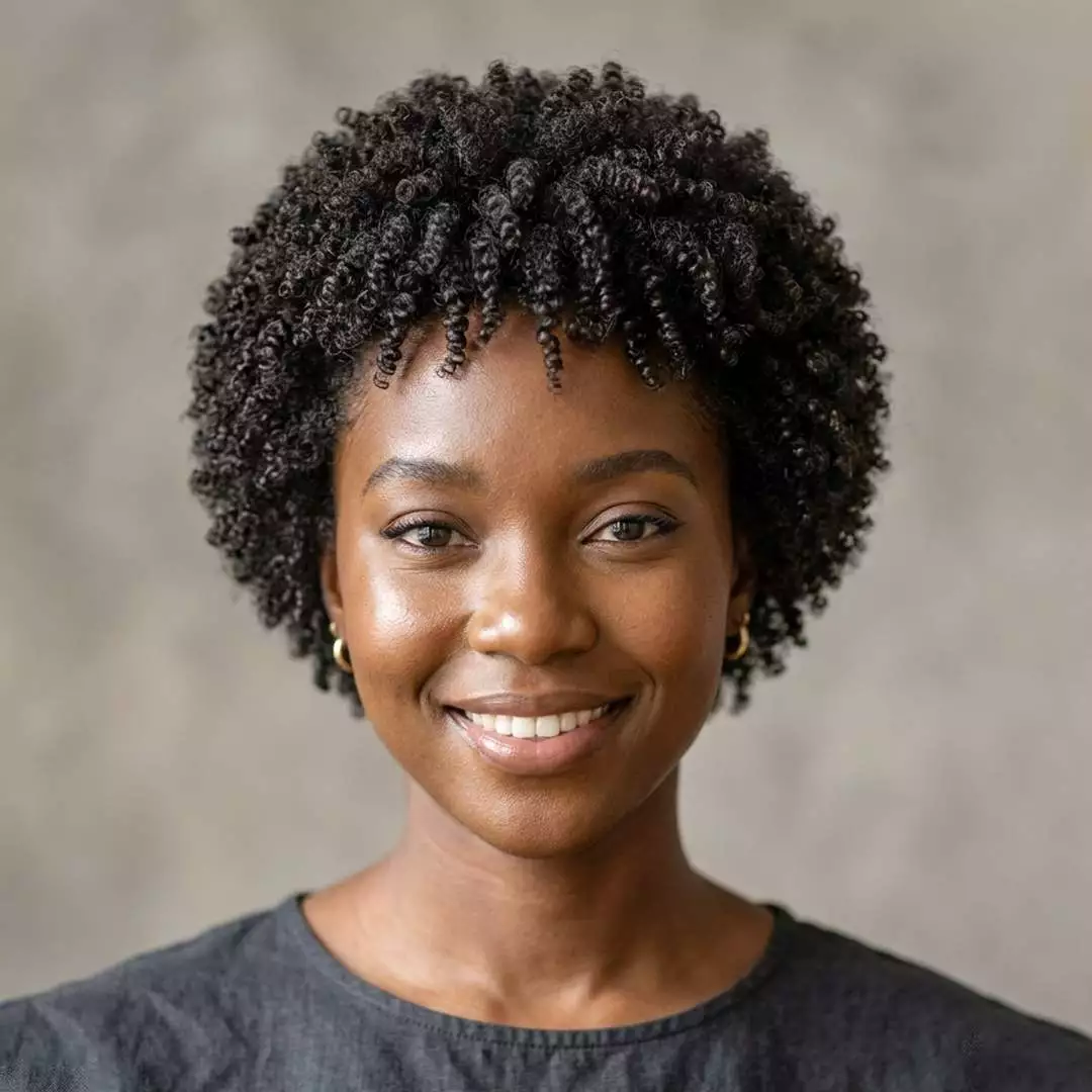 Air-Dried Defined Coils — Afro Hairstyles